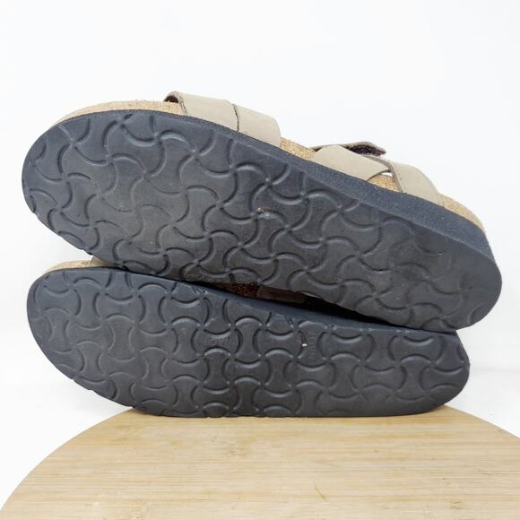 Naot Sandals Womens 39 Kayla Brown Leather Strappy Low Wedge Comfort Shoes - Picture 13 of 14